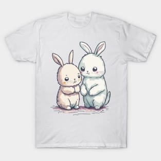 cute kawaii bunnies T-Shirt